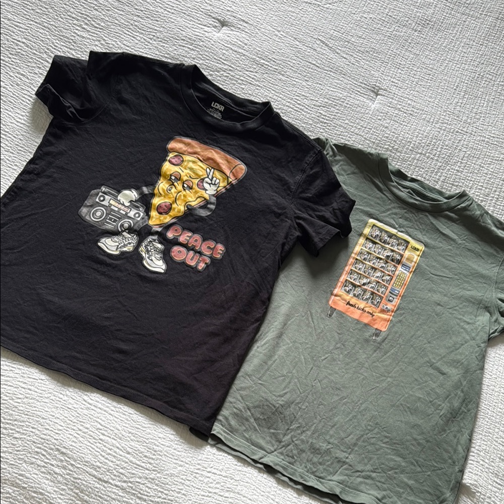 Kids Foot Locker 2 Graphic T-Shirts - Black & Green